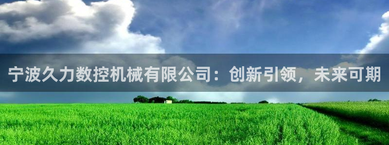 天辰娱乐_675138：宁波久力数控机械有限公司：创新引领，未来可期