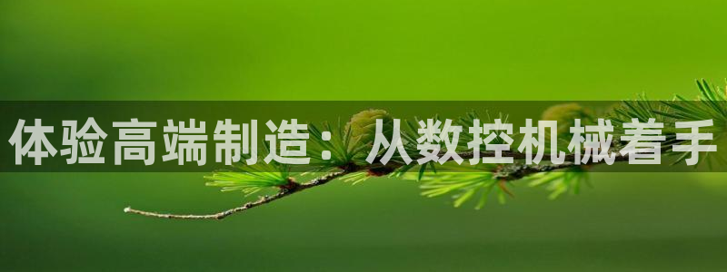 天辰娱乐557696：体验高端制造：从数控机械着手